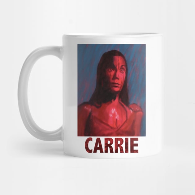 Carrie Digital Portrait- Text Design by ianoz